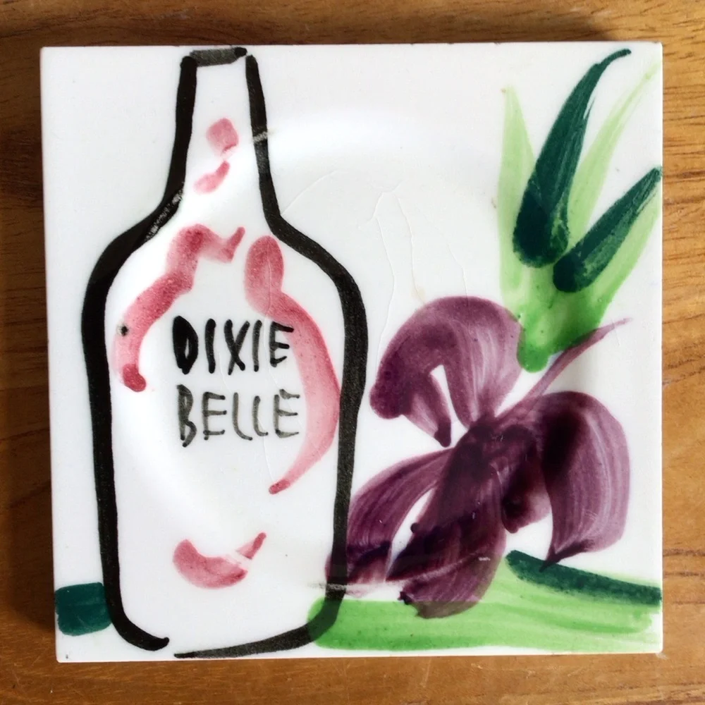 Vintage Dixie Belle Ceramic Coaster Set